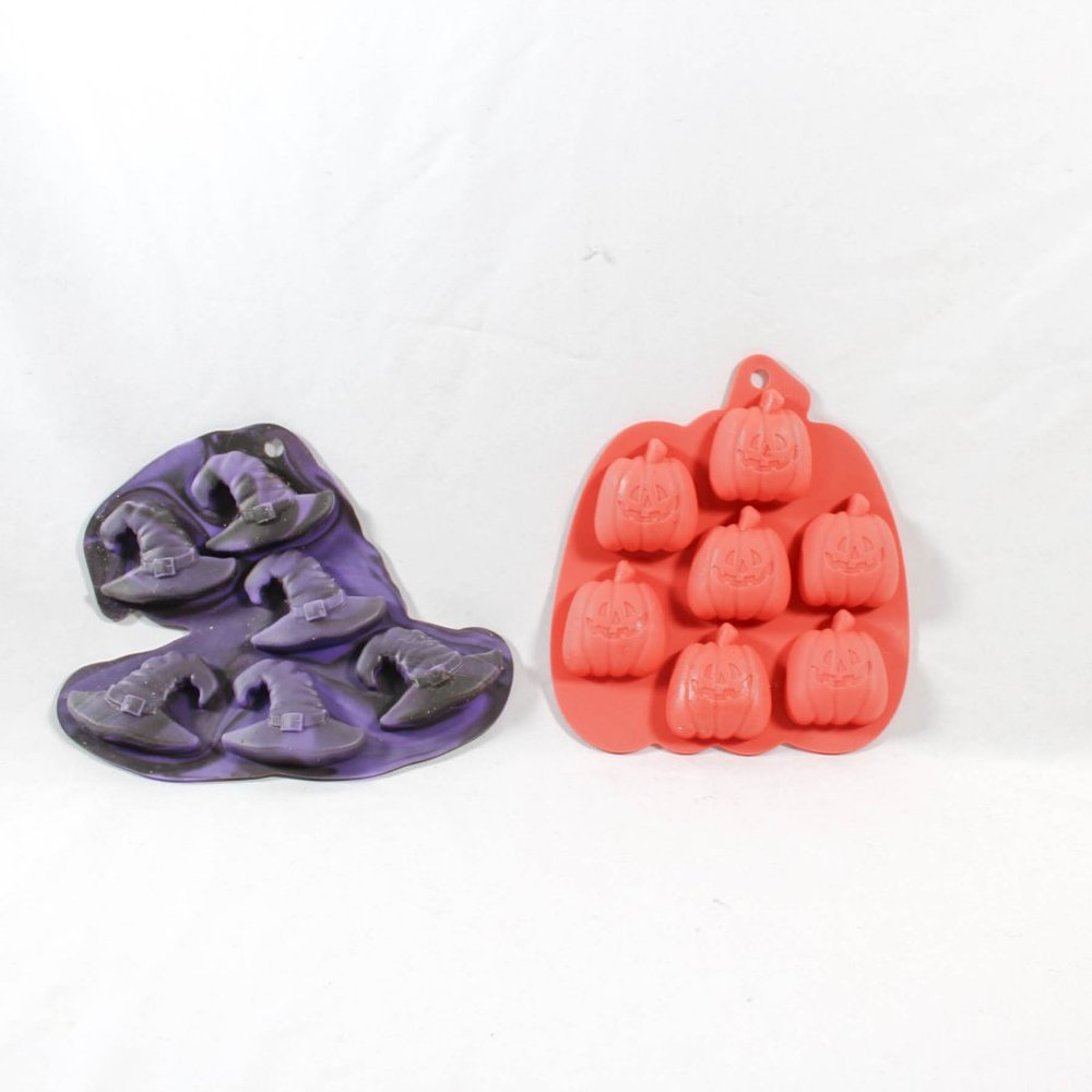 Halloween Silicone Mold Baking Candy Cooking Pumpkin Witch Hats